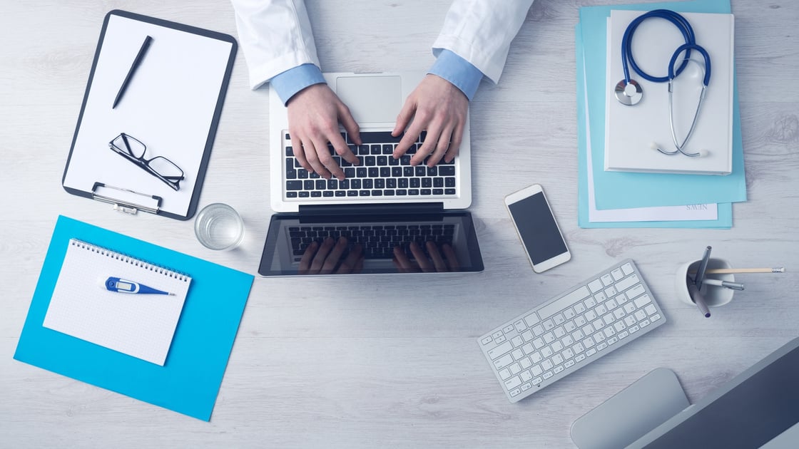 Work Desk of a Doctor